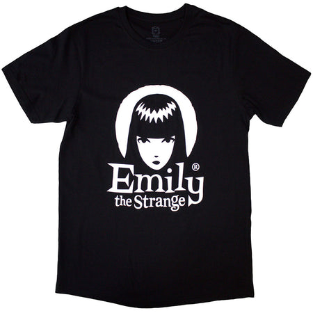 Emily The Strange - Halo Logo - Black t-shirt