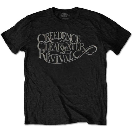 Creedence Clearwater Revival - Vintage Logo - Black t-shirt