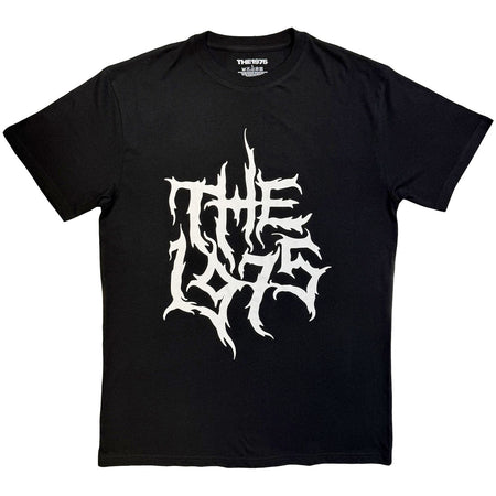 The 1975 - Metal Logo Mono - Black t-shirt