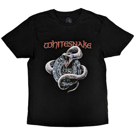 Whitesnake - Silver Snake - Black t-shirt