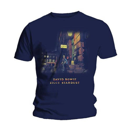 David Bowie - Ziggy Stardust - Navy Blue t-shirt