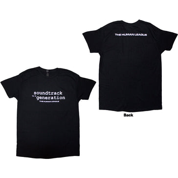 The Human League - Soundtrack To A Generation Tour '24 - Black t-shirt