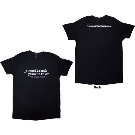 The Human League - Soundtrack To A Generation Tour '24 - Black t-shirt