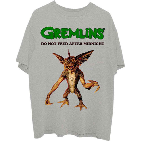 Gremlins - Stripe Do Not Feed - Grey t-shirt