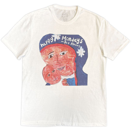Happy Mondays - Yes Please - White t-shirt