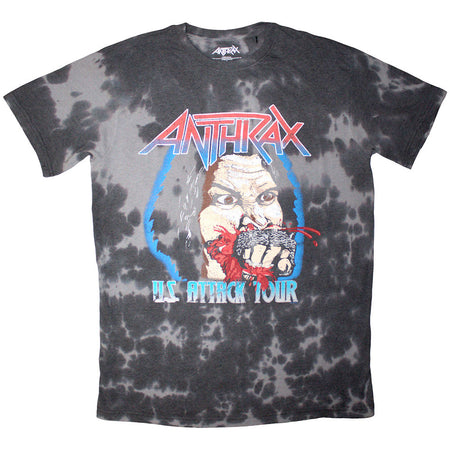 Anthrax - Fistful Of Metal - Black Dye Wash t-shirt