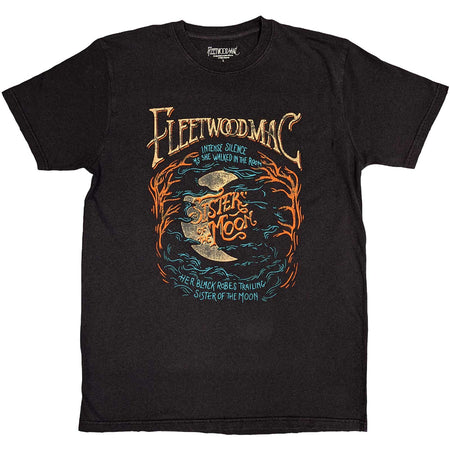 Fleetwood Mac - Sisters Of The Moon - Black Pigment Wash t-shirt