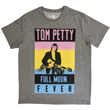 Tom Petty - Full Moon Fever - Grey T-shirt