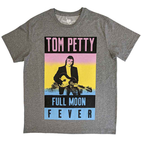 Tom Petty - Full Moon Fever - Grey T-shirt