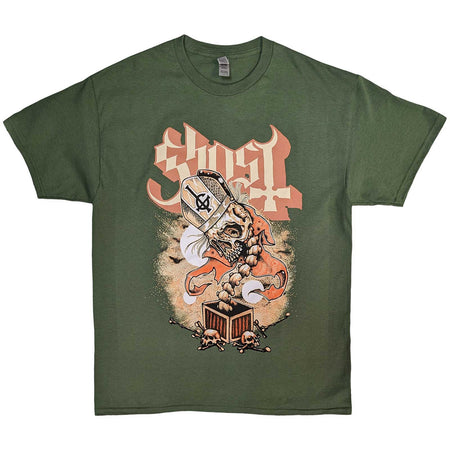 Ghost - Jack In The Box - Green T-shirt