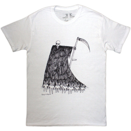 Radiohead - Grim Reaper - White 100% Organic Cotton t-shirt