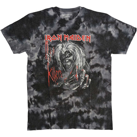 Iron Maiden - Ed Kills Again - Black Tie Dye t-shirt