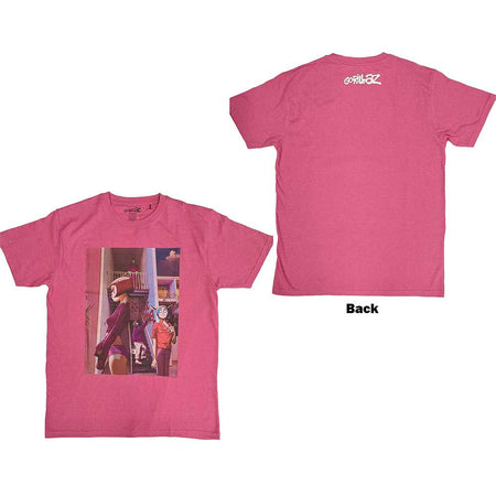 Gorillaz - The Static Channel - Pink t-shirt