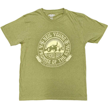 Neil Young - Tractor Seal - Green t-shirt