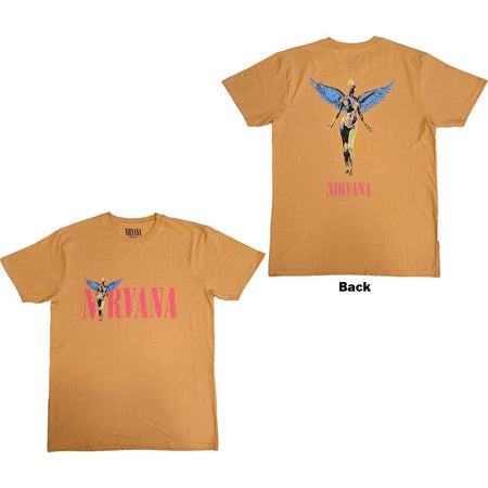Nirvana - In Utero Angel - Orange t-shirt