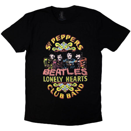 The Beatles - Sgt Pepper 2 - Black t-shirt