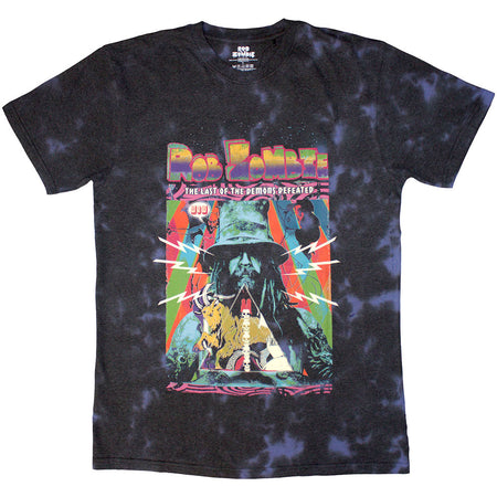 Rob Zombie - Last Of The Demons - Black Tie Dye t-shirt