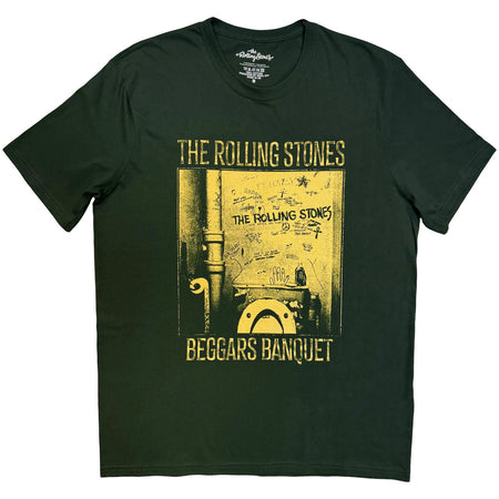 The Rolling Stones -Beggars Banquet Toilet - Green t-shirt