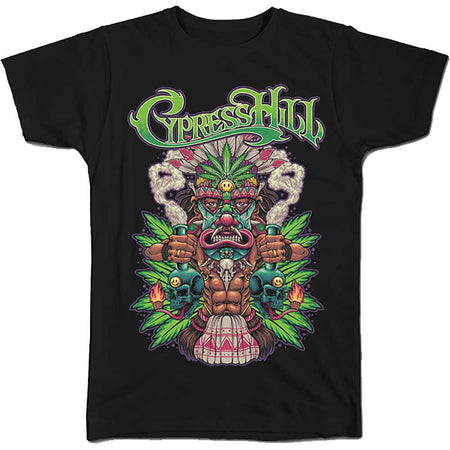 Cypress Hill - Tiki Time- Black t-shirt