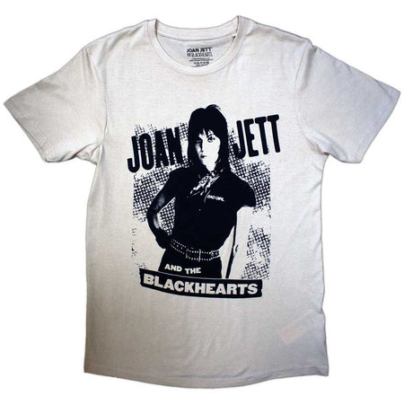 Joan Jett - Crosshatch - Sand t-shirt
