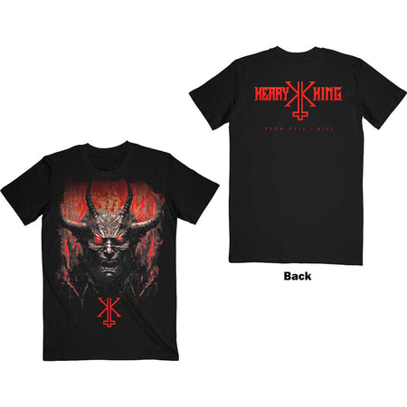 Slayer - Kerry King - Hell I Rise with Back Print - Black t-shirt