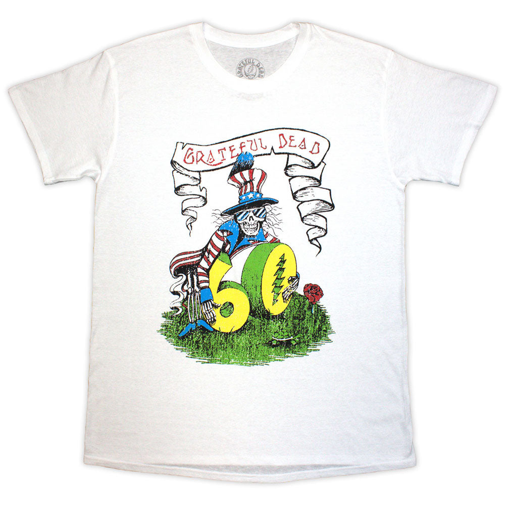 Grateful Dead - 60th Rose Pose - White t-shirt