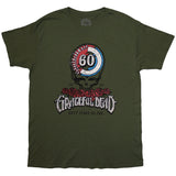 Grateful Dead - 60th Roses - Green t-shirt
