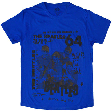 The Beatles - 1964 - Blue t-shirt