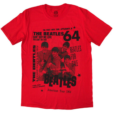The Beatles - 1964 - Red t-shirt