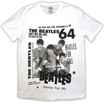The Beatles - 1964 - White t-shirt
