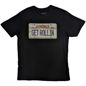 Nickelback - License Plate - Black t-shirt