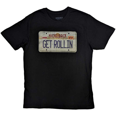 Nickelback - License Plate - Black t-shirt