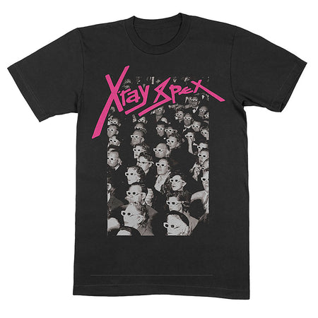 X-Ray Spex - 3D Cinema - Black t-shirt