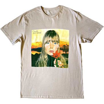 Joni Mitchell - Clouds - Sand t-shirt