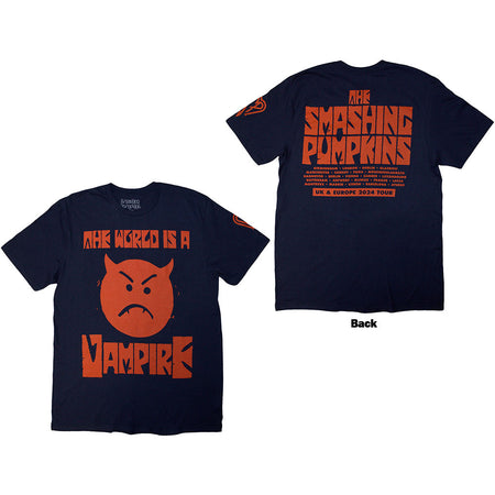 The Smashing Pumpkins - World Is A Vampire - Tour '24 - Navy Blue t-shirt