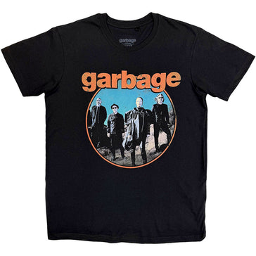 Garbage - Circle Band - Black t-shirt