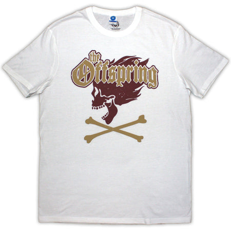 The Offspring - Screaming Skull - White t-shirt