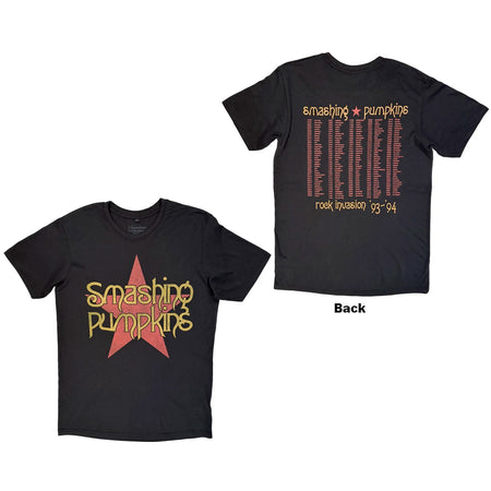 The Smashing Pumpkins - Rock Invasion - Black Carbon t-shirt