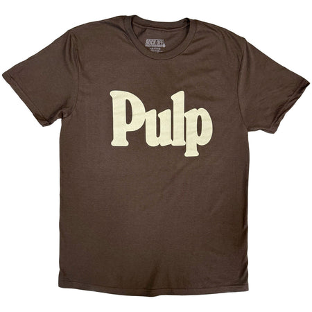 Pulp - New Logo - Brown t-shirt