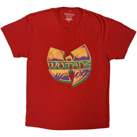 Wu-Tang Clan -New York V1 - Red t-shirt