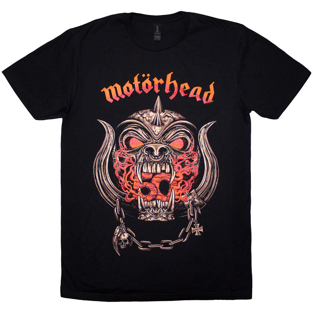 Motorhead - 50 Years Red Warpig Gradient - Black T-shirt