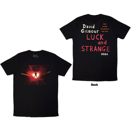 David Gilmour - Luck & Strange Stage Shot Tour '24- Black t-shirt
