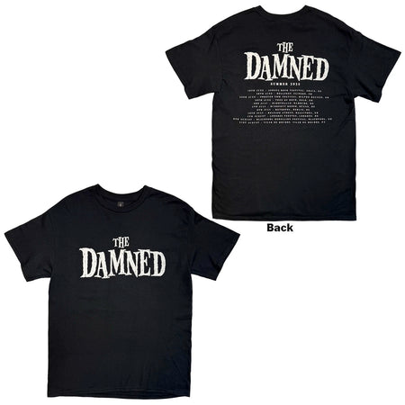The Damned - Logo - EU Tour Summer '25 - Black T-shirt