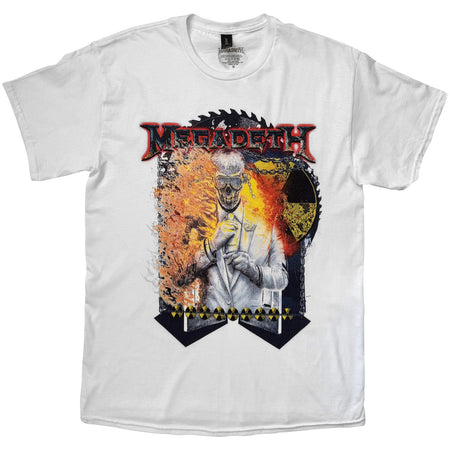 Megadeth - Vic Sawblade - White t-shirt