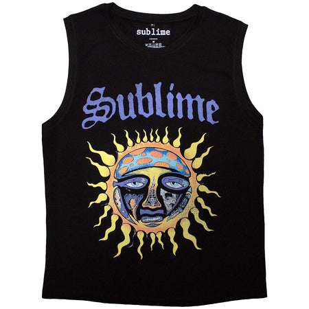 Sublime - Sun Logo - Black Sleeveless Tank t-shirt