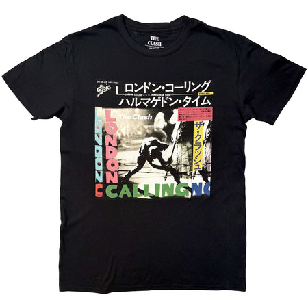 The Clash - London Calling Japan - Black t-shirt