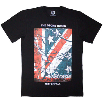 The Stone Roses - Waterfall - Jumbo Print - Black t-shirt