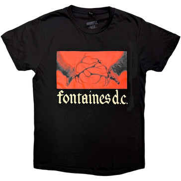 Fontaines D.C. - Clashing Stags - Black t-shirt