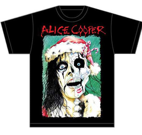 Alice Cooper - Xmas Card - Black t-shirt