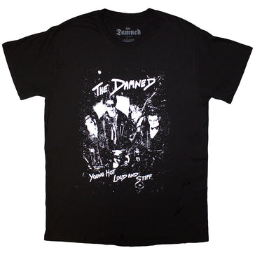 The Damned - Young Hot Loud & Stiff - Black T-shirt